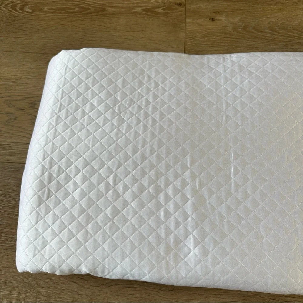 NEW Legacy Home Twin 100% Cotton Quilt Coverlet White Made In USA